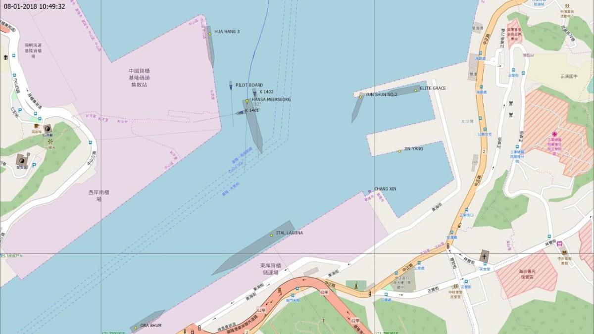 peta pelabuhan keelung