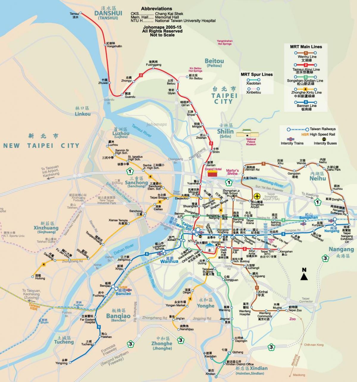 Taipei peta bandar